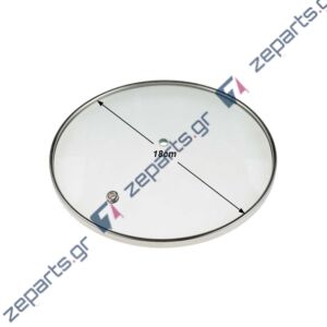 Καπάκι για κατσαρόλα γυάλινο 18cm χωρίς μπουτόν