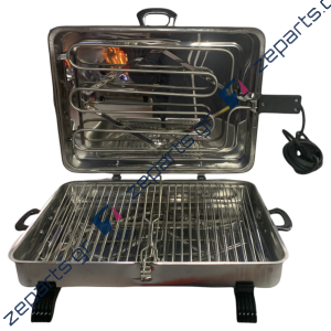 Ηλεκτρική ψηστιέρα inox 1600W 48,8x31,8cm με καλώδιο γίγας  με καλώδιο