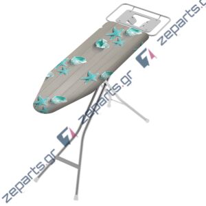 Σιδερώστρα μεταλλική 114x36cm με βάση για ατμοσύστημα σιδερώματος