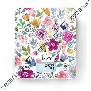 Ζυγαριά κουζίνας IZZY FLORAL 10kg IZ-7007