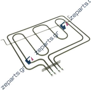 Αντίσταση με γκριλ 2600W (1800+800W) πάνω φούρνου κουζίνας NARDI / ESKIMO ES3020 Original 040199009962R, 040199009963R