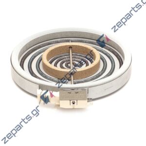 Εστία κουζίνας κεραμική διπλή 1700W / 400W Φ20cm / Φ9,5cm 5 άκρα Γενικής Χρήσης