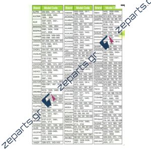 Τηλεχειριστήριο Κλιματιστικού Universal KT-6018