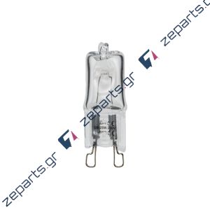 Λάμπα θερμοκρασίας G9 25watt 300°C 230volt αλογόνου φούρνου κουζίνας, μικροκυμάτων, απορροφητήρα