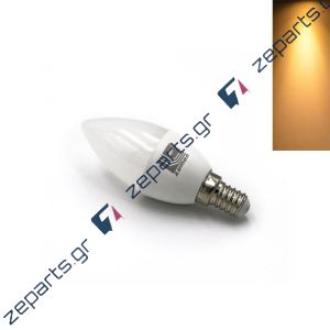 Λάμπα Led Κεράκι E14 6W Θερμού φωτισμού
