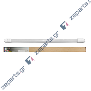 Λάμπα Led T8 10watt 1000lm Ψυχρού φωτισμού 6200k (Διπλής τροφοδοσίας)