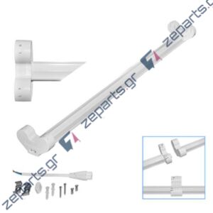Φωτιστικό για LED Τ8 2x1.50cm με τροφοδοσία ενός άκρου