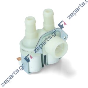 Βαλβίδα διπλή Φ14mm 90° γωνία εισαγωγής νερού πλυντηρίου PITSOS / SIEMENS / BOSCH 060774, 00060774, 50269349002