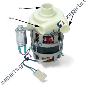 Αντλία πλύσης πλυντηρίου πιάτων WHIRLPOOL / ZANUSSI original 480140101052, C00311820