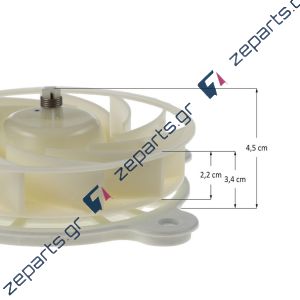 Ανεμιστήρας Ψυγείου ZWF-30-3 12V 1870RPM DA96-00968A, DA31-00287B, DA31-00305B BEKO / DAEWOO / ΓΕΝΙΚΗΣ ΧΡΗΣΗΣ