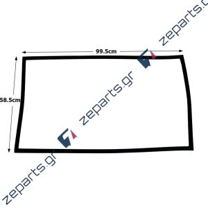 Λάστιχο πόρτας συντήρισης ψυγείου SIEMENS / PITSOS / BOSCH Original 00242326