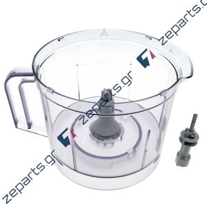 Κάδος μπολ πλαστικό, βάση με 6 εγκοπές μίξερ BRAUN 3210, 3211 Original BR63210652, 63210652