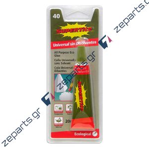 Οικολογική κόλλα διάφανη 20g Γενικής χρήσης SUPERTITE