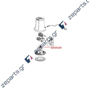 Γρανάζι (κάτω από το μοτέρ) Multi (Πολυκόφτη) MOULINEX Original SS-193443