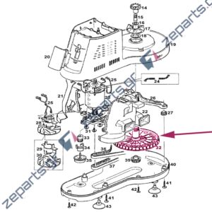 Γρανάζι Ιμάντα μεγάλο BRAUN 3210 Original BR63210655, 63210655