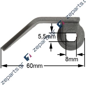 Αναδευτήρας ζύμης αρτοπαρασκευαστή KENWOOD BM350 Original KW703133