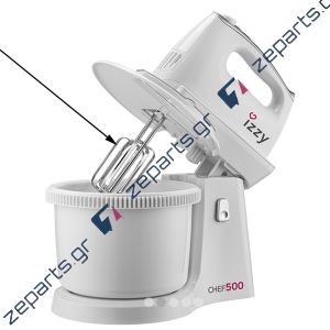 Αναδευτήρας μαρέγκας σετ IZZY IA8016 CHEF500 Original