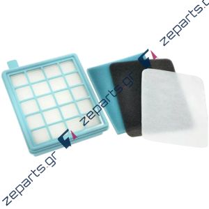 Φίλτρο σκούπας εξαγωγής αέρα σετ HEPA PHILIPS 432200493801, 432200493803, CP1465/01, FC8058, FC8058/01