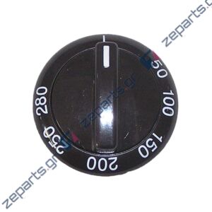 Κουμπί εστίας κουζίνας CONTI 50-280°C καφέ
