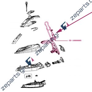 Καλώδιο με αισθητήρα & κάλυμμα TEFAL FV98 Original CS-10000085, SS-1810001981