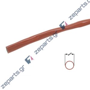 Μακαρόνι σιλικόνης Φ6mm ανά μέτρο