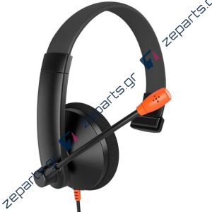 Ενσύρματο Ακουστικό Meetion HP002U Τηλεφωνίας USB / Μαύρο