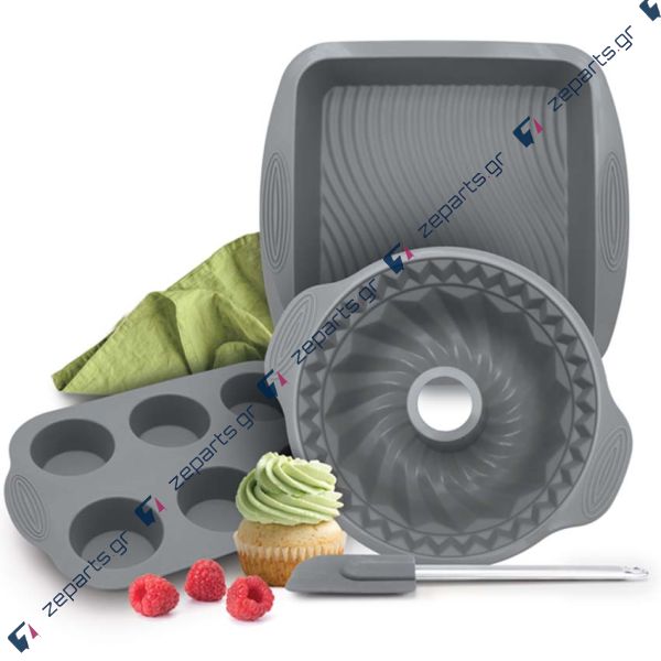 Σετ Σκεύη Μαγειρικής & Ζαχαροπλαστικής από Σιλικόνη 4τμχ IZZY για φούρνου και air fryer