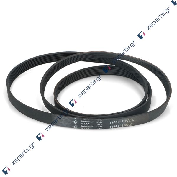 Ιμάντας ραβδωτός 1189 H8 πλυντηρίου ρούχων SIEMENS / BOSCH / PITSOS