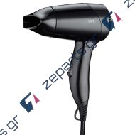 Σεσουάρ μαλλιών ταξιδίου 1200W, με υφασμάτινη θήκη αποθήκευσης