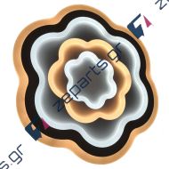 Πλαφονιέρα Οροφής LED Rosa 98W